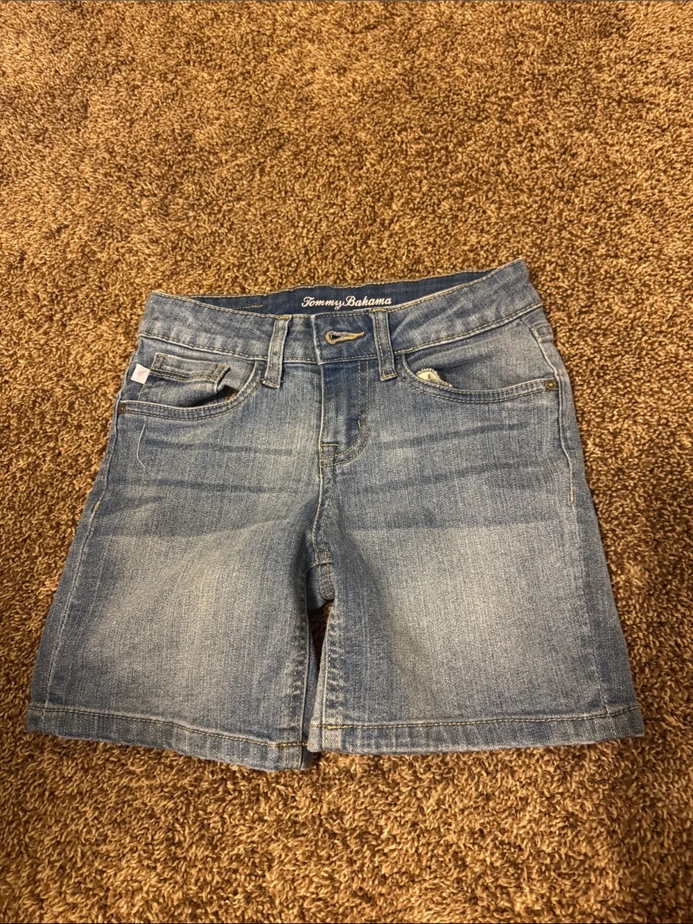 Tommy Bahama Faded Mid-Blue Denim Shorts